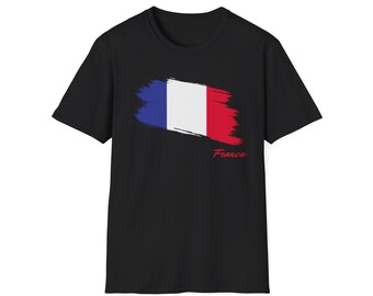 Camisa de Francia, Camisa francesa, Camisa de París, Regalo de Francia, Me encanta París, Me encanta Francia, Camisa de bandera francesa, Camisa de bandera de Francia, Camisa turística de París