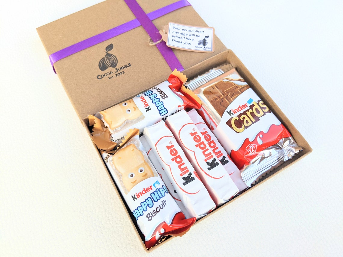 Kinder Chocolate Gift Box Chocolate Kinder Bueno Hamper Etsy