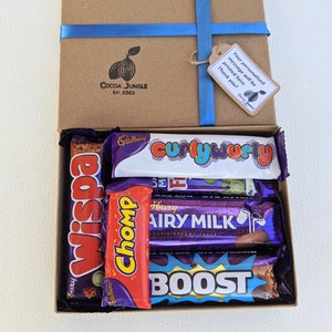 Chocolate Gift Box Chocolate Bar Hamper Treat Box Happy Birthday Gift Thank You Gift Chocolate Box Candy Bar Food Box Sweets image 8