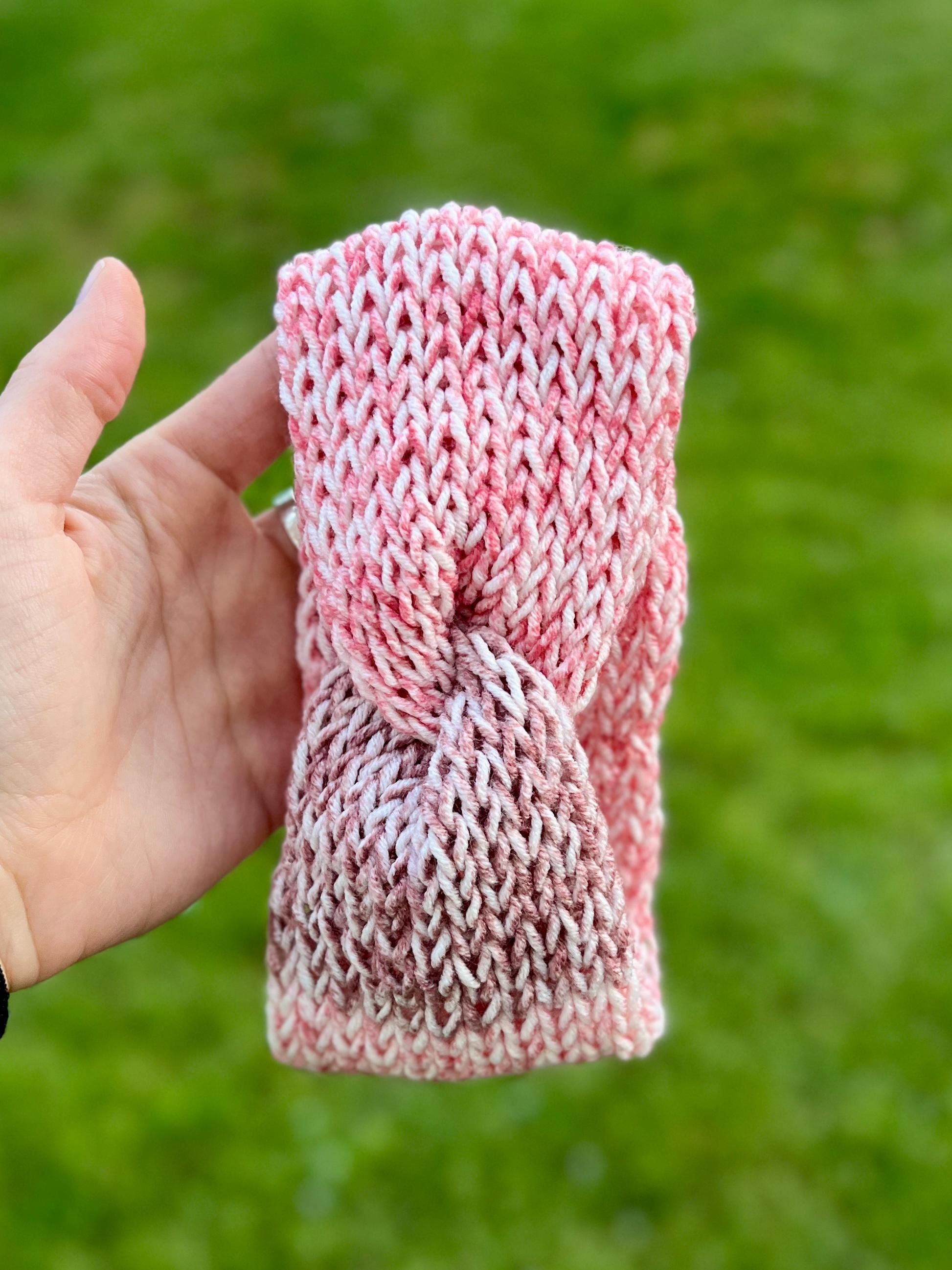 Knit Twist Headband Pattern | Beginner Knitter Project | Cute