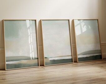 Sage Green Wall Art Prints, 3 Piece Wall Art, Sage Green Decor, Over Bed Wall Decor, Sage Bundle, Triptych Wall Art,Instant Digital Download