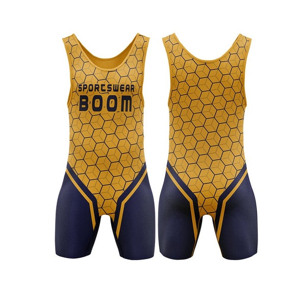 10 Personalized Wrestling Singlets: Grappling, Weightlifting - Custom Compression, Name Number - Unisex Adults & Youth Sizes - Unique Design