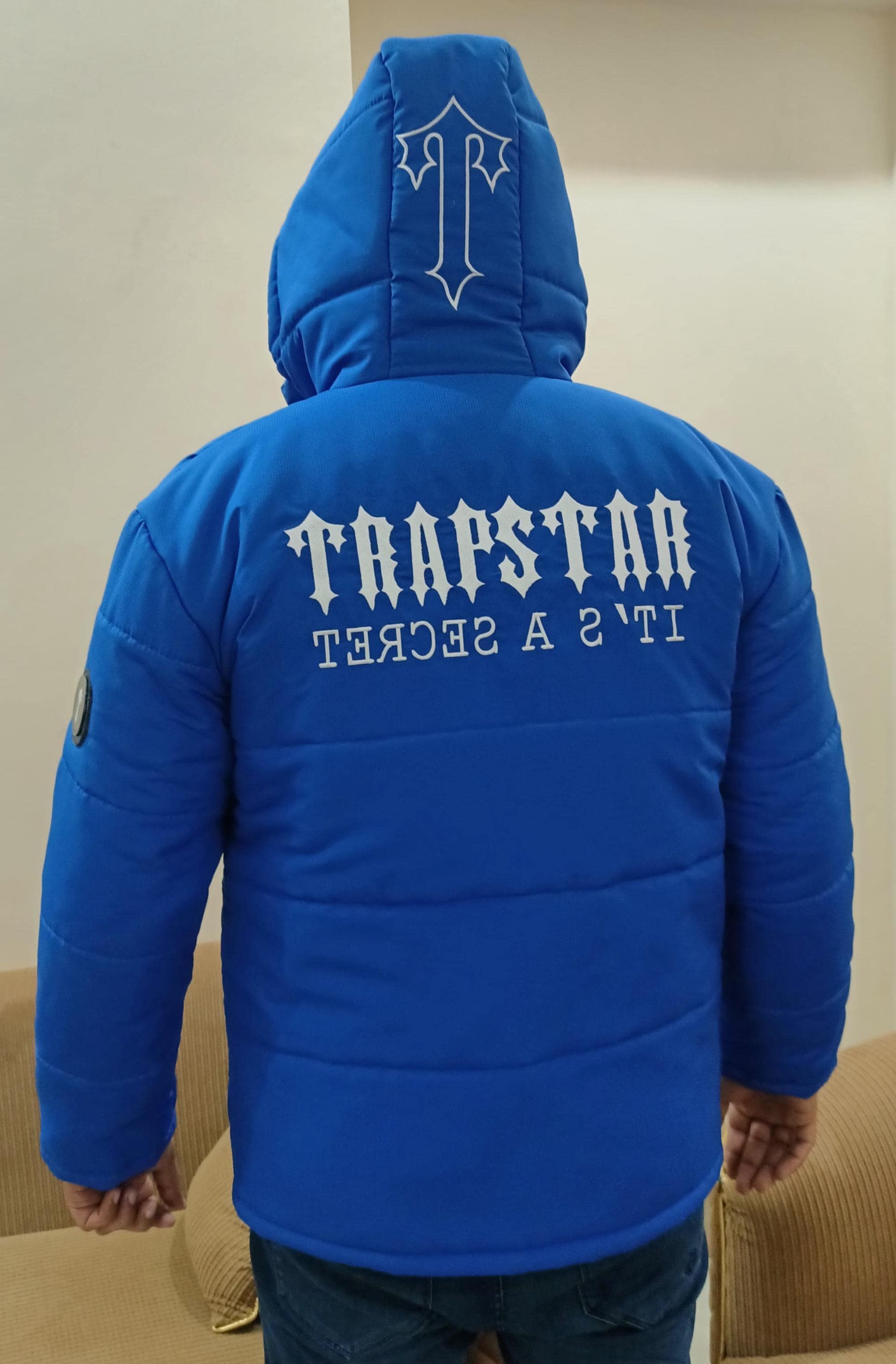 Gloss Blue Puffer Jacket: Unisex Streetwear Winter Coat - Etsy