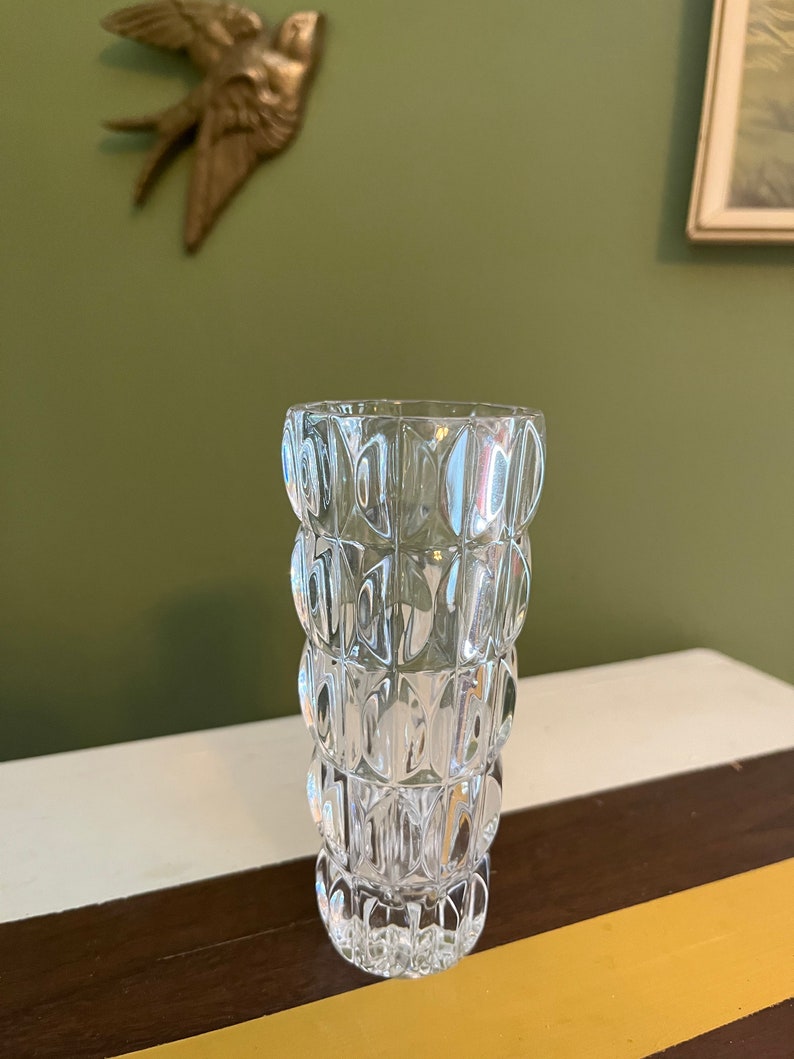 Vintage Fostoria Crystal Bud Vase image 1
