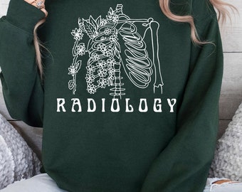 Camisa de esqueleto de radiologia, presentes de tecnologia Rad, presentes de raio X, camisa de tecnologia de radiologia, camisa de radiologia de tecnologia Rad