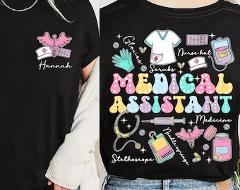 Krankenschwester-Shirt, Krankenschwester-Shirt, CMA-Shirt, Pflegehelferin, Krankenschwester-Gesundheits-Shirt, Krankenschwester-Geschenk für die medizinische Abteilung