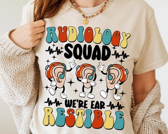 Camiseta Audiology Squad, Camiseta para profissional de saúde, Suéter Audiology, Presente Audiology, Camiseta para entusiasta de Audiology, Camiseta para técnico em audiologia