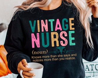 Retro Vintage Nurse Shirts, RN Shirts, Nurses Superhero, Nurse Week, Nursing Student Shirt, Nursing School Tee, Vintage Nurse Gift
