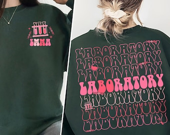 Custom Name Laboratory shirt, Medical Lab Science Sweatshirt, Lab Tech Team Shirt, Med tech Shirt, Lab Scientist Med Lab Shirt