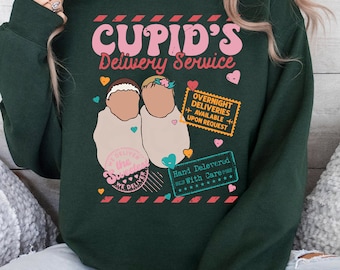 Valentine Labor & Delivery Nurse Shirt, Valentines Nurse gift, Valentines Day shirt NICU Birth Worker Cupid's Delivery Service