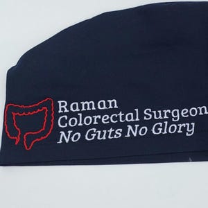 Gorro quirúrgico personalizado Gorro quirúrgico personalizado para cirugía colorrectal Gorro quirúrgico personalizado Gorro quirúrgico personalizado Regalo para médico