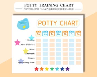 Potty Training Tracker: Printable Chart (PDF & PNG)