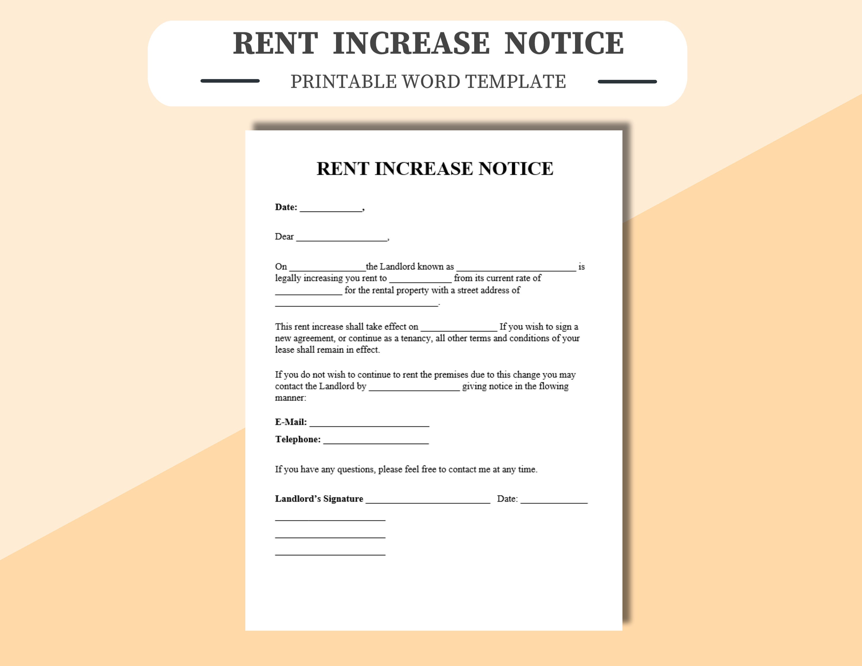 Rent Increase Notice Printable Word Form Landlord To Tenant Rent rent-increase-notice-printable-word-form-landlord-to-tenant-rent