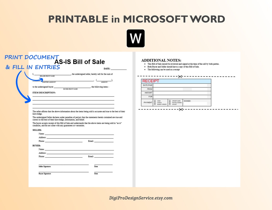 AS IS Bill of Sale Asis Bill of Sale As is Bill of Sale as is Bill