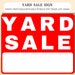 YARD SALE Sign. Printable/editable in Word &amp; PDF Templates. Yard Sale ...