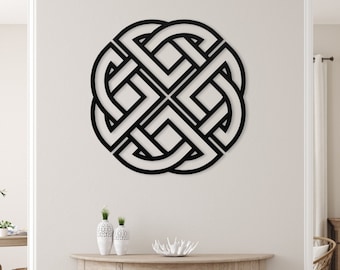 Endless Knot Wall Art, Celtic Metal Sign, Celtic Knot Wall Decor, Celtic Knot Sign, Celtic Metal Wall Art, Celtic Wall Hanging, Irish Knot