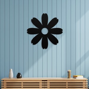 Metal Daisy Wall Art, Spring Metal Wall Art, Daisy Wall Hanging, Metal Flower Wall Art, Floral Metal Sign, Floral Metal Art Daisy Wall Decor
