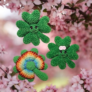 Lucky the 4 leaf clover crochet pattern