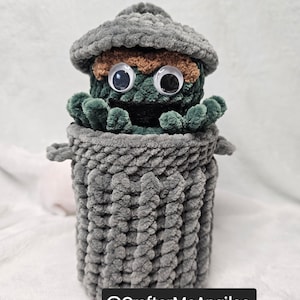 Monster of Trash Crochet Pattern inspired by Oscar