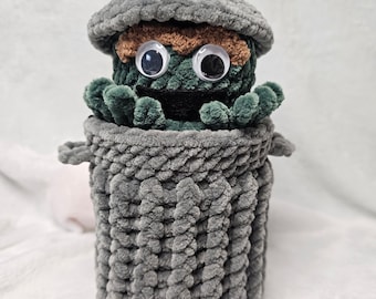 Monster of Trash Crochet Pattern inspired by Oscar