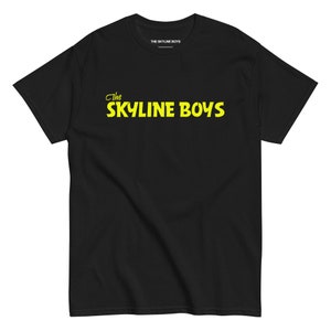 スカイライン ボーイズ - クラシック T シャツ (イエロー/ブラック)