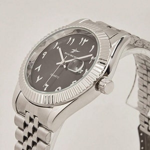 Arabic dial Watch cadran noir image 1