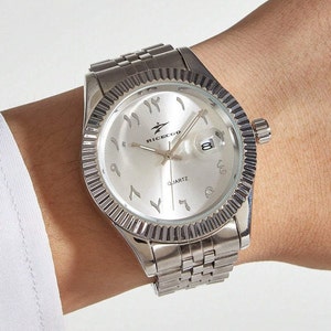 Arabic dial Watch cadran blanc image 4