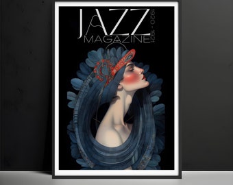 Art Deco prints,Jazz Age Magazine,1920s Posters,Vintage Posters,Vintage Prints,Fashion Prints,Gifts for her wall art,Housewarming gifts