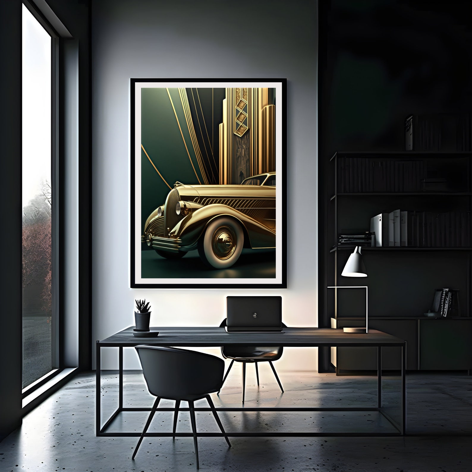 Eucalyptus Leaf Canvas Wall Art, Country Watercolor Green Plant Framed ...