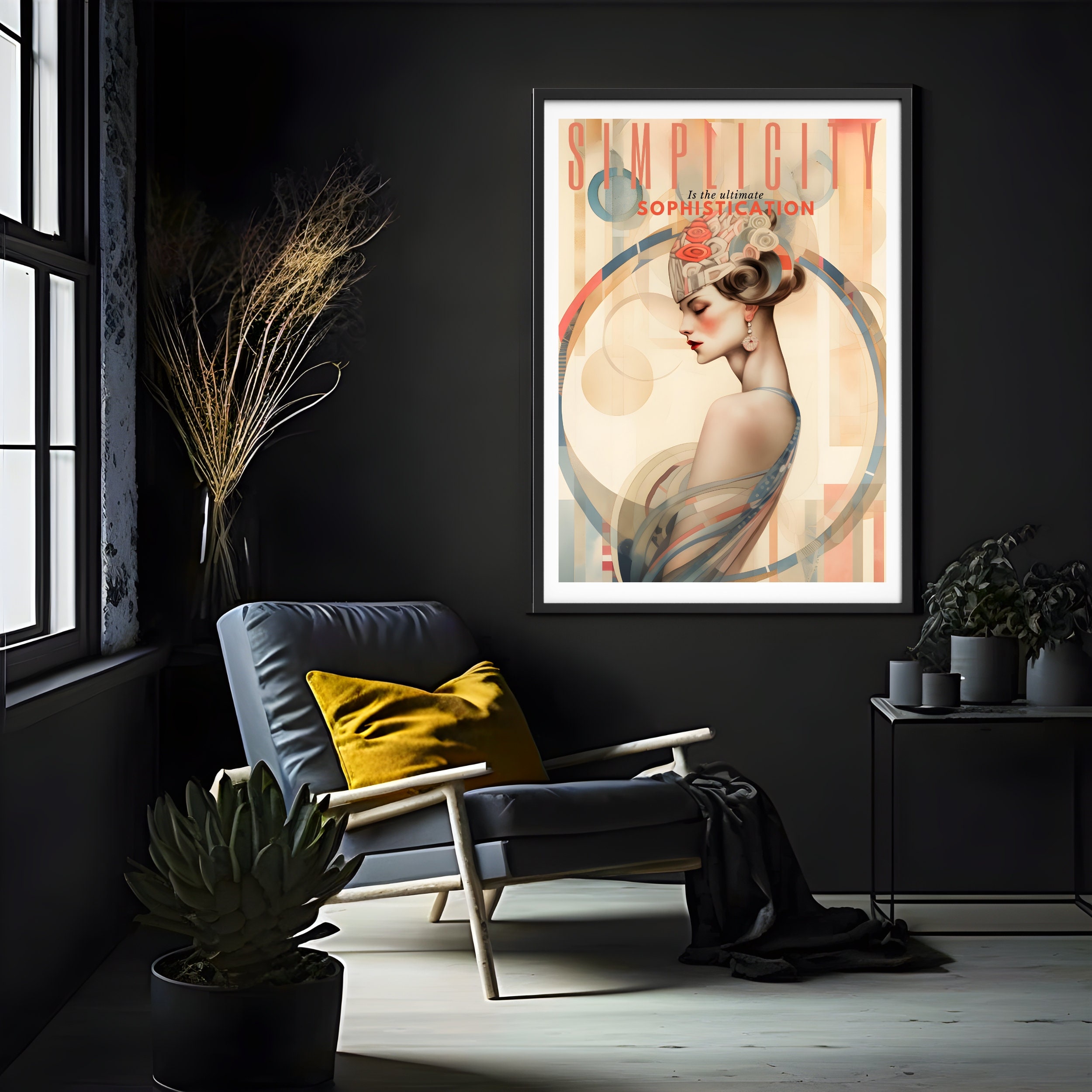 Art Deco Wall Art Prints Poster Jazz Age 1920s Wall Decor Fashion ...