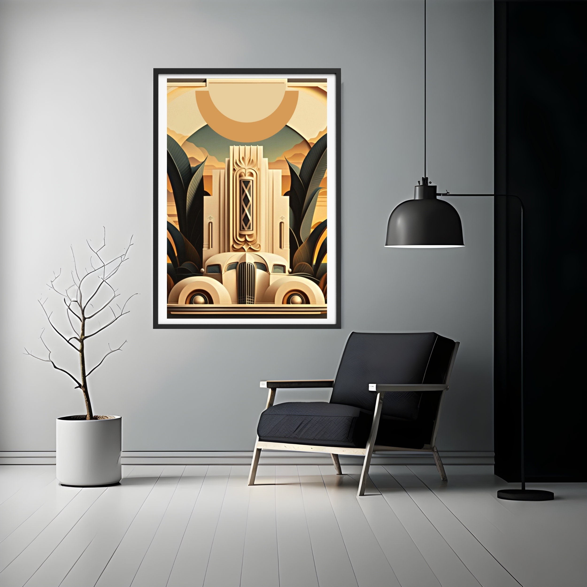 Art Deco Prints Wall Decor Vintage Art Print Art Deco - Etsy