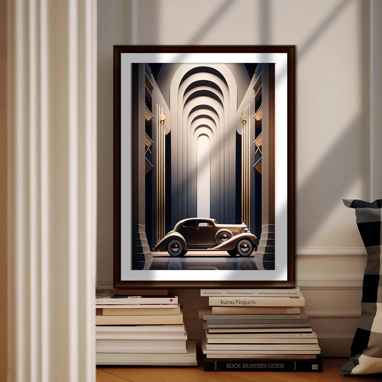 Art Deco Car Poster – Retro Automotive Print, Vintage Style - Etsy