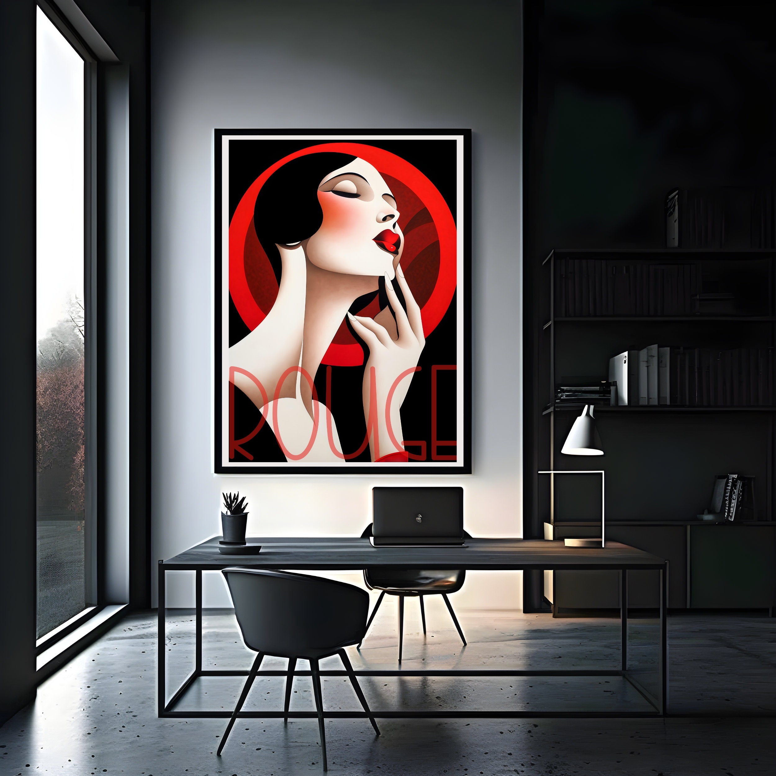 Art Deco Wall Art Prints Poster Jazz Age 1920s Wall Decor Fashion ...