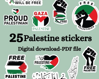 Free palestine stickers, Palestine Svg, palestinian Svg, free palestine shirt, gaza free, palestine flag, palestine map, palestinian pride