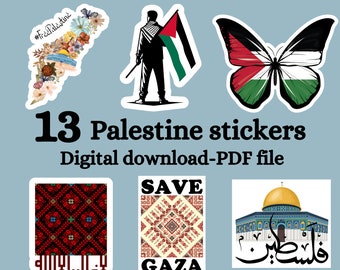 Free palestine stickers, Palestine Svg, palestinian Svg, free palestine shirt, gaza free, palestine flag, palestine map, palestinian pride