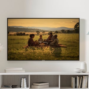 Africa Art Samsung Frame Art - Ethiopia Art for Samsung Frame TV - Ethiopian Art Family Image for Samsung The Frame