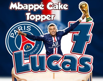 MBAPPÉ Birthday Cake Topper (Digital Download)