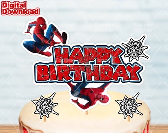 Cake Topper stampabile SPIDER MAN