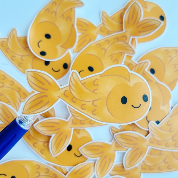 Happy Goldfish Sticker