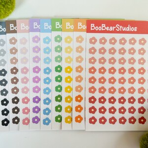 BUNDLE Decorative Flower Sticker Sheets