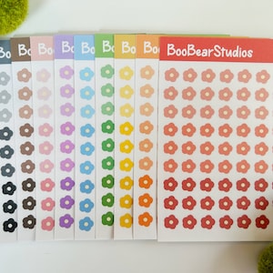 Decorative Flower Sticker Sheets