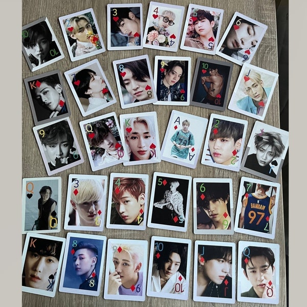 Kpop Playing Cards Etsy