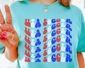 Women's USA Soccer Shirt, Women's World Cup Shirt, Women's Soccer Shirt, World Cup Shirt, World Cup Shirt, Soccer Mom Shirt, Soccer Tee