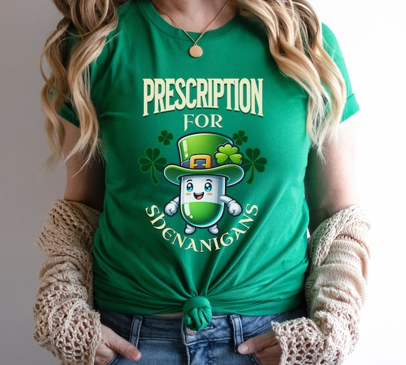 St. Patrick's Day Pharmacy Shirt, St. Paddy's Day Pharmacy Crew Shirt, Funny Pharmacy Shirt, Gift for Pharmacist, Gift for Pharmacy Tech