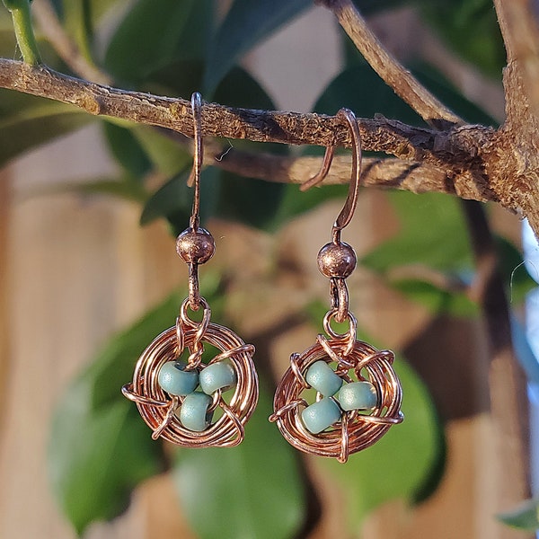 Bird Nest Earrings