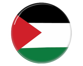 Palestine Flag, Button Pin badge, Stop Bombing Gaza, Anti Apartheid, Palestinian Flag, Freedom, Liberation, Independence, Boycott Israel