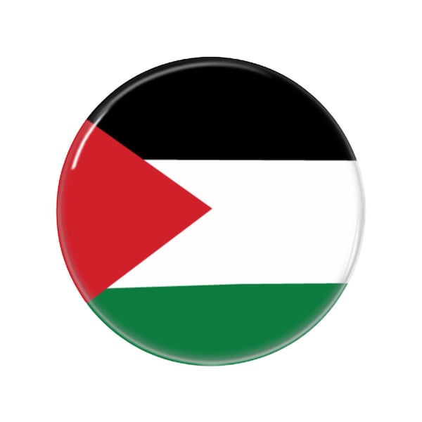 Palestine Flag, Button Pin badge, Stop Bombing Gaza, Anti Apartheid, Palestinian Flag, Freedom, Liberation, Independence, Boycott Israel