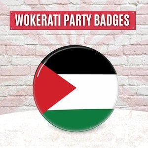 Free Palestine Flag, Button Pin badge, Stop Bombing Gaza, Anti Apartheid, Palestinian Flag, Freedom, Liberation Independence, Boycott Israel