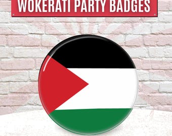 Free Palestine Flag, Button Pin badge, Stop Bombing Gaza, Anti Apartheid, Palestinian Flag, Freedom, Liberation Independence, Boycott Israel