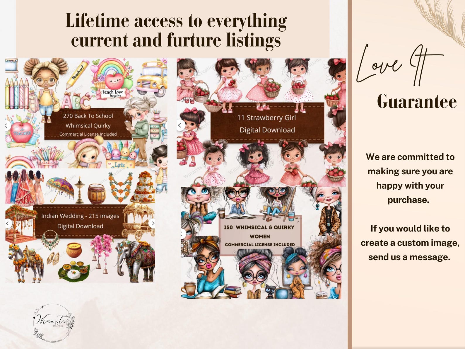 Whole Shop Bundle Clipart Lifetime Access Unlimited Access to All ...